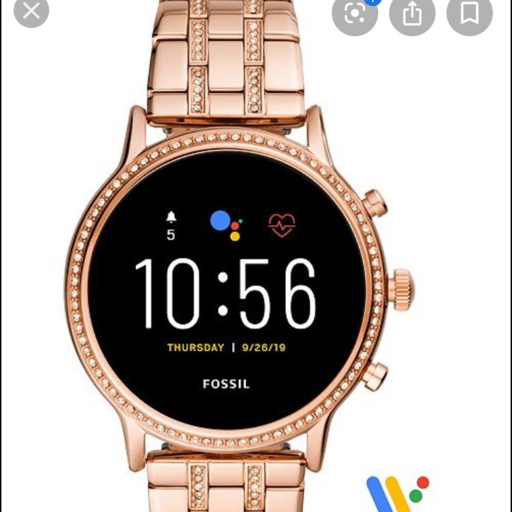 Fossil Gen 5 Smartphone Rose Gold New In Box